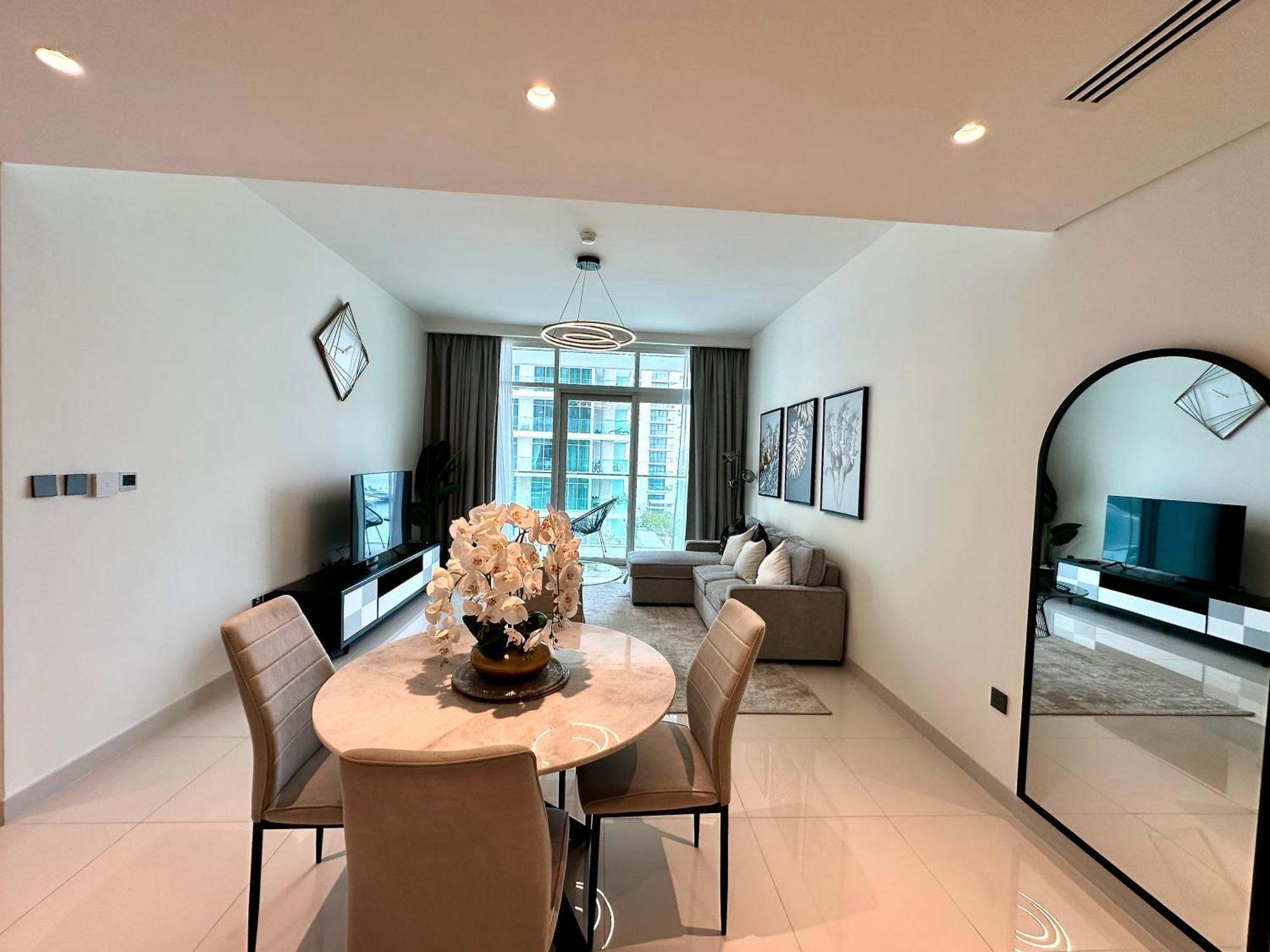 迪拜Lux Bnb I Sun Rise Bay I Palm & Sea View公寓 外观 照片