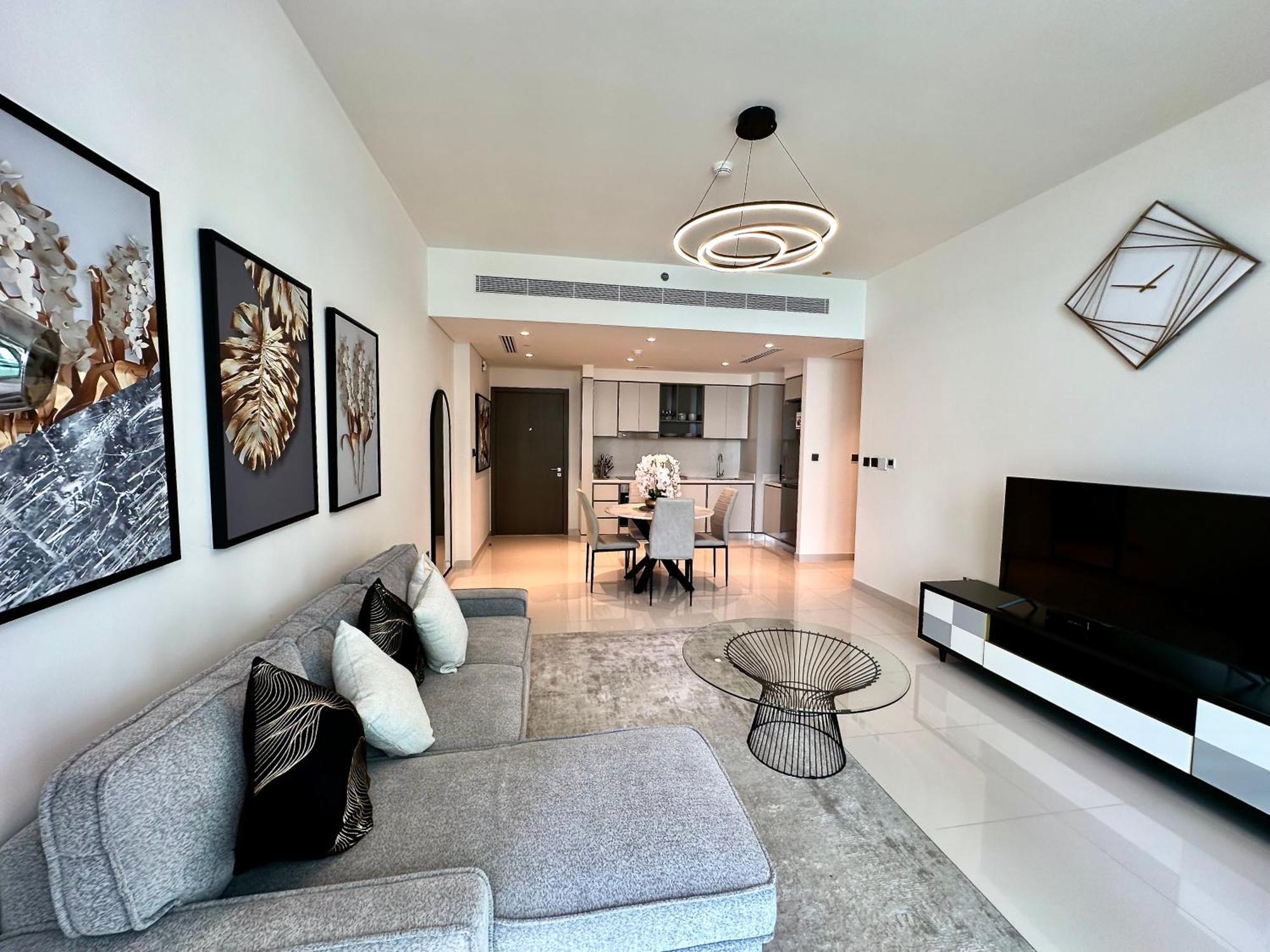 迪拜Lux Bnb I Sun Rise Bay I Palm & Sea View公寓 外观 照片