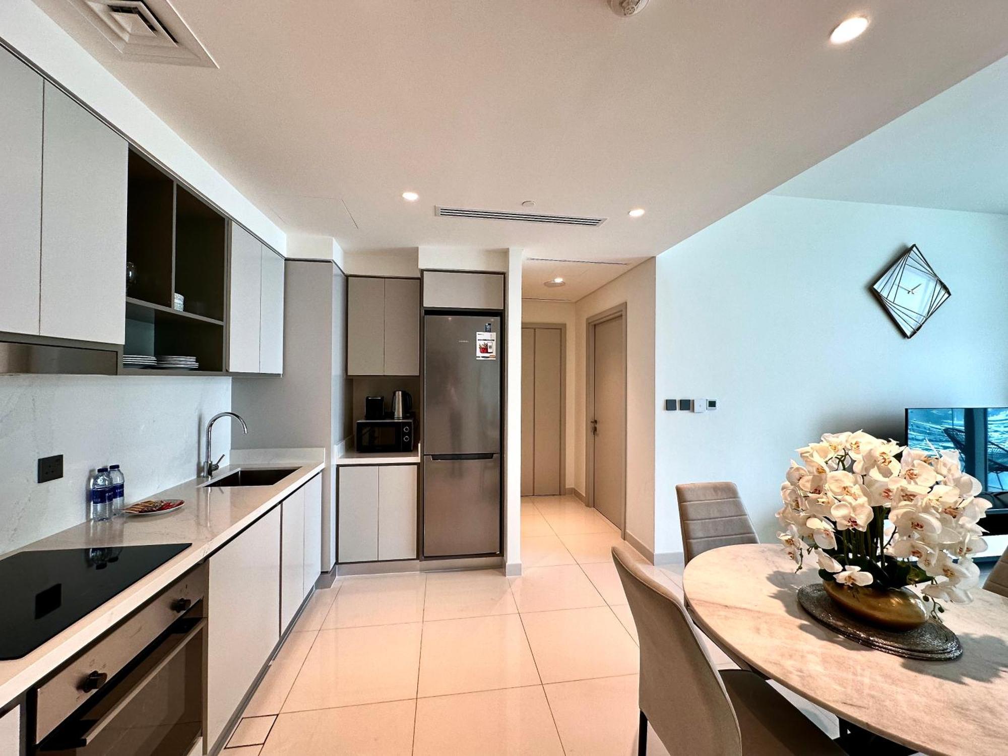 迪拜Lux Bnb I Sun Rise Bay I Palm & Sea View公寓 外观 照片
