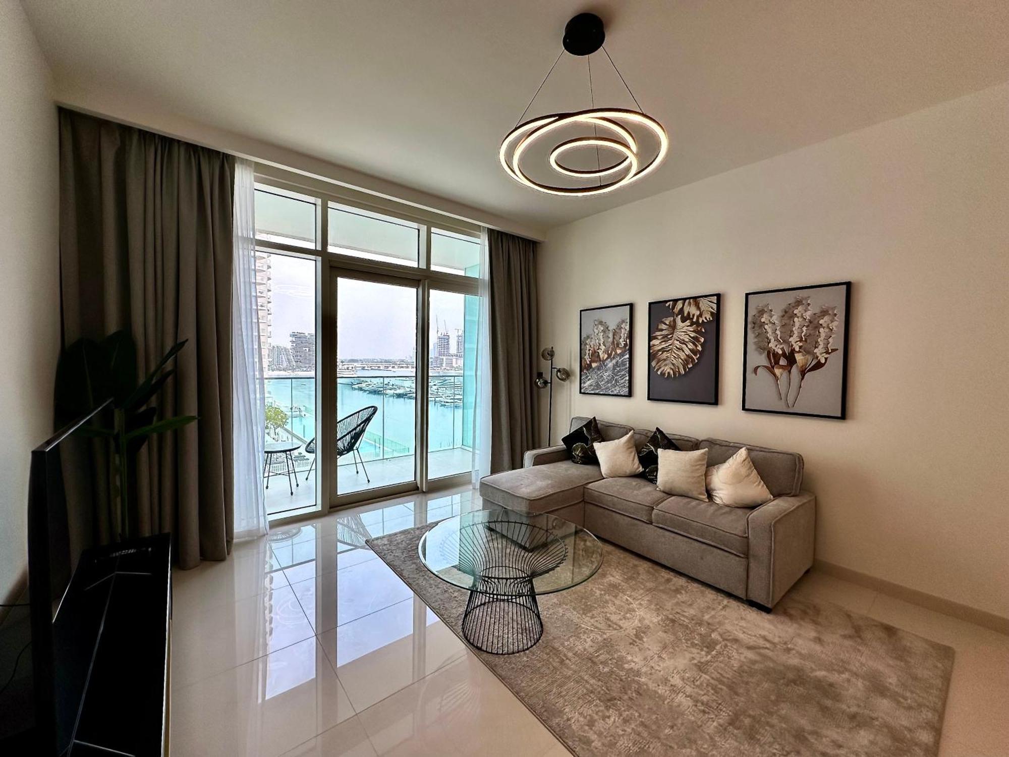 迪拜Lux Bnb I Sun Rise Bay I Palm & Sea View公寓 外观 照片